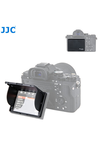 Choice غطاء شاشة LCD قابل للطي مقاس 2.8 بوصة باللون الأسود من JJC لكاميرات كا...