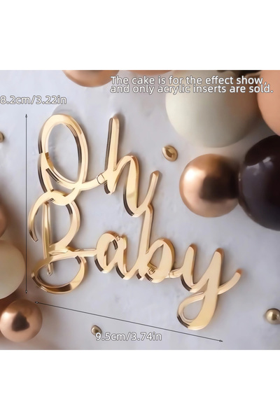 Choice44 قطعة واحدة من زينة كعكة عيد الميلاد أكريليك على شكل زيتونة، مثالية ل...