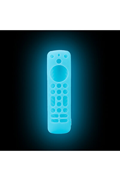 Choice 15.1x4.1x1.7cm Luminous blue 1 Piece New Luminous Silicone TV Remote Protective Case For Amazon Fire