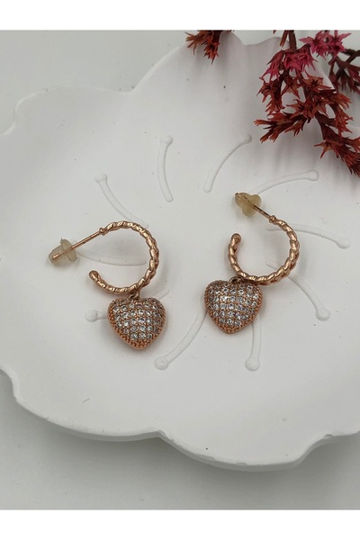 fmaccessoriess Steel Women's Earrings Stainless Steel Color and Size Are Designed in the Description Images Are by Fmaccesori̇es Brand