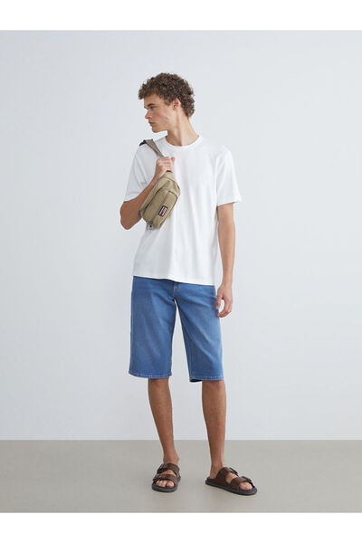 LC Waikiki Ανδρικό τζιν σορτς Indigo Standard Fit