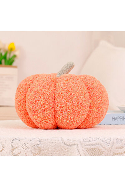Choice وسادة برتقالية على شكل يقطينة عيد الشكر مقاس 20 سم، وسادة ثلاثية الأبع...
