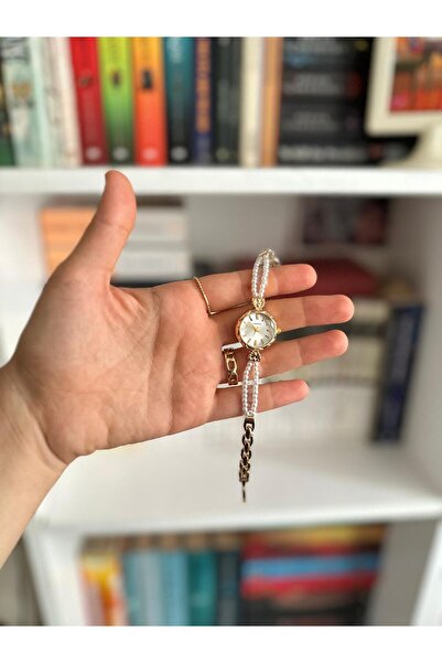 shop incili yuvarlak minimal kasa kol saati
