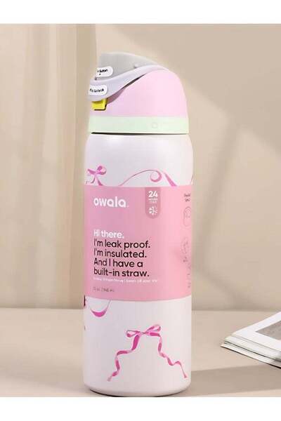 owala FreeSip Double Insulated Stainless Steel Water Bottle | With Straw | BPA-Free | Sports Water B
