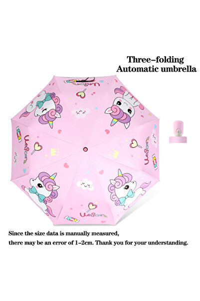 Choice مظلة قابلة للطي أوتوماتيكية-4، وحيد قرن لطيف، ديناصور، سفينة فضاء ليتل...