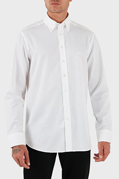 ETRO Jacquard 100% Cotton Regular Fit Button down Collar Shirt Men's Shirt Mrib0004 Aq043 W0800