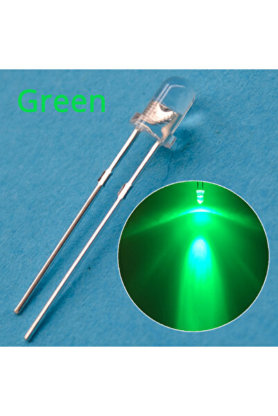 Choice 100 قطعة خضراء 100/1000 قطعة F3 3 مم مجموعة متنوعة من مصابيح LED دائري...