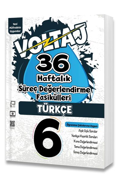 Berkay Yayıncılık 6.SINIF VOLTAJ TÜRKÇE 36 HAFTALIK SÜREÇ DEĞERLENDİRME FASİK...