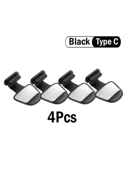 Choice 4 Black-Type C 2/4/6pcs Charging Port Anti-Dust Dust Plug for iPhone 1...