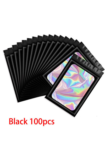 Choice 6x10cm A0370-black 100PCS 50Pcs/100PCS Translucent Smell Proof Mylar Bags Resealable Odor Proof Bag