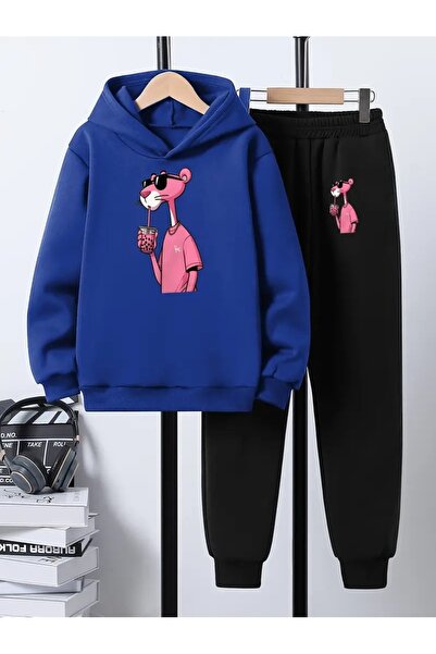 Cevval Παιδικό φούτερ με κουκούλα και φούτερ με στάμπα 3 νήματα με ανάλαφρο χρώμα για το φθινόπωρο/το χειμώνα