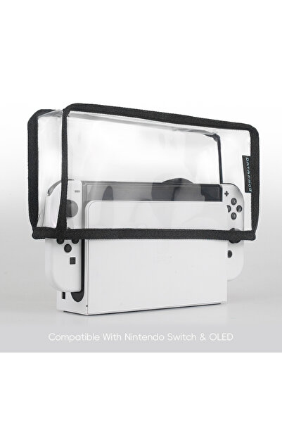 Choice غطاء شفاف من DATA FROG لمفتاح التبديل، غطاء شفاف واقٍ لقاعدة تلفزيون O...