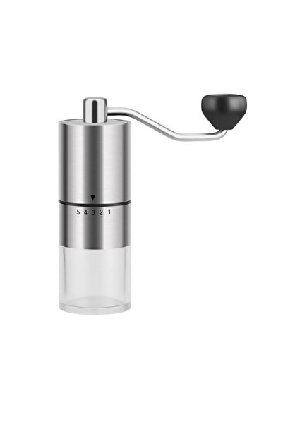 Choice 1 قطعة مطحنة قهوة يدوية محمولة للمنزل والمكتب والسفر مع إعدادات يدوية لدرجة الخشونة سهلة الاستخدام