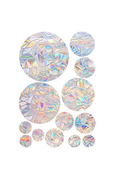 Choice Default Window Clings Anti Collision Stickers Reusable Rainbow Window ...