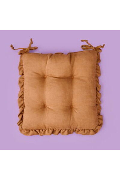 Evidea Soft Nora Chair Cushion - Light Brown - 40X40 cm