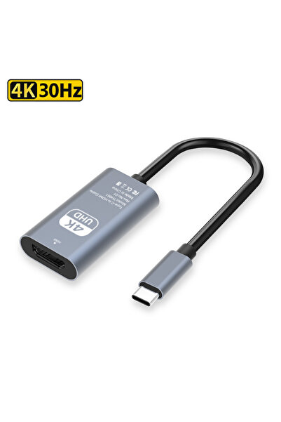 Vertech Type-C Erkek HDMI Dişi Adaptör Iphone ile uyumludur. Type-c to hdmı ç...