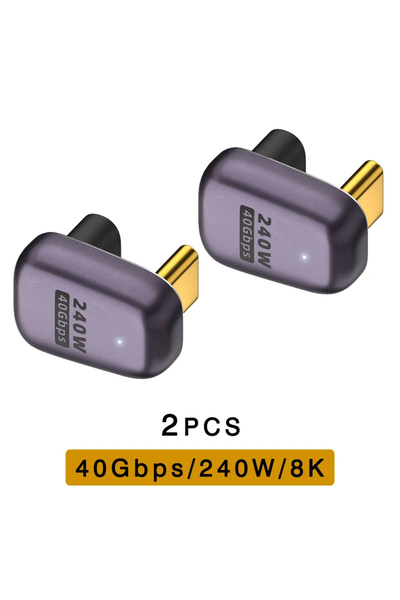 Choice 2pcs CG-CM UX NNBILI 1-2PCS USB4 USB C To USB C 40Gbps OTG Extension Cable Adapter Type C Male To Fe
