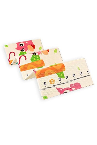 Bibilel Kids Double-sided Children's Play Mat, Monkeys/Indians Pattern, 150x200 cm