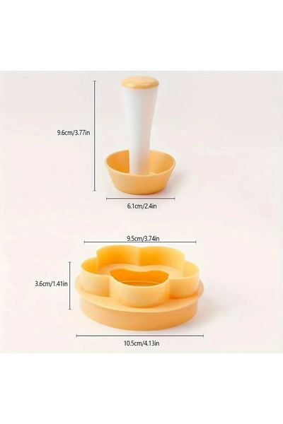 Choice 1 مجموعة أدوات تجهيز عجين المعجنات مجموعة أدوات الخبز DIY قاطع على شكل زهرة قالب كعكة مكبس كعكة إبداعي