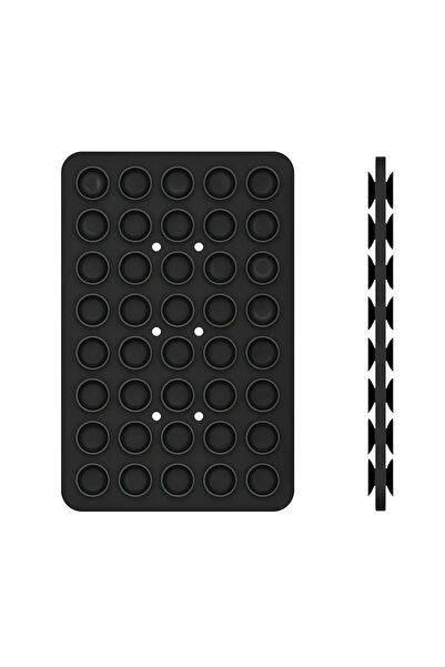 Choice 1pc black Double Side Silicone Suction Pad for Mobile Phone Fixture Su...
