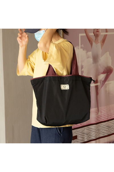 Choice كما هو موضح أسود - حقيبة تسوق صغيرة قابلة لإعادة الاستخدام، سعة كبيرة ...