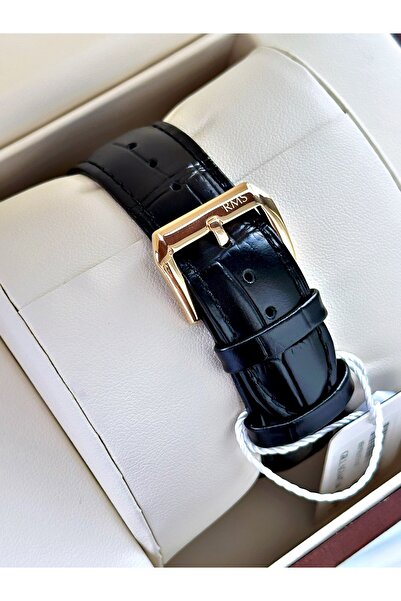 Romanson Men's Wristwatch with Calendar 24 Months Warranty Leather Cord Steel Case 1447.04Sz