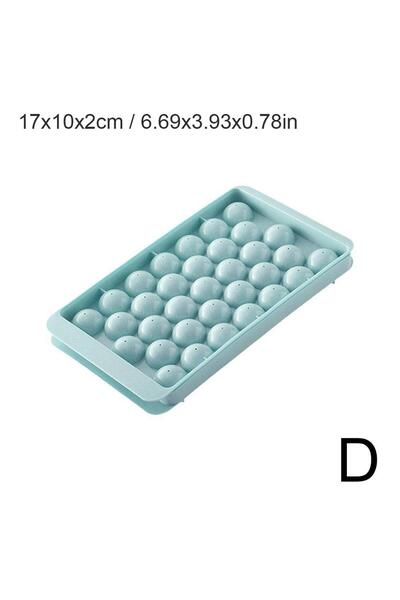 choice2 D Round Ice Cube Tray Creative Hockey Ball Maker Round Whiskey Sphere Mold DIY Mould home Kitchen T.