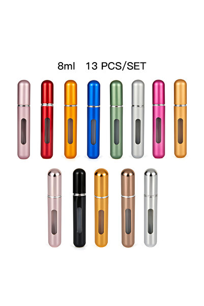 Choice 8ml 1 Set-13 PCS Perfume Bottle Portable Refillable Perfume Bottle with Spray Cosmetic Containers At