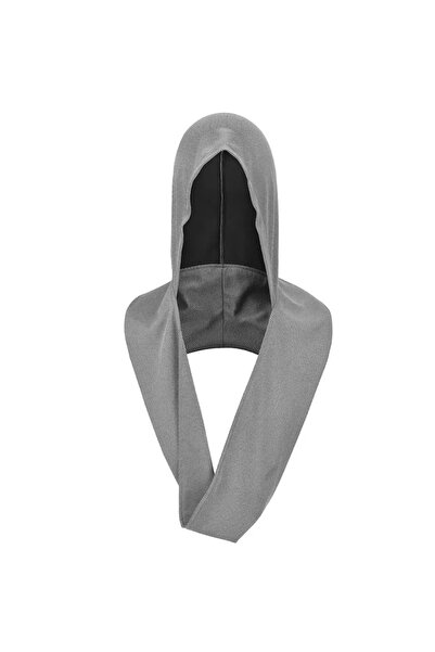 Choice غطاء رأس رمادي بارد ومريح ومتعدد الاستخدامات ووشاح للرقبة وغطاء رأس نا...
