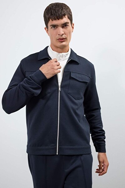 DeFacto Regular Fit Polo Collar Shirt Jacket F0336Ax25Au