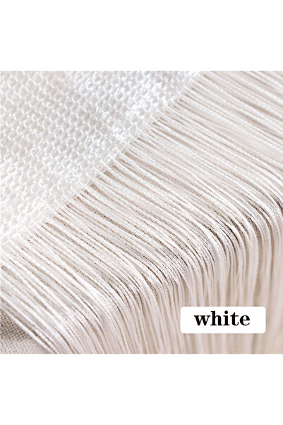 Choice 100CM X 200CM white 100CM X 200CM Thread Curtains Screen Ribbon String Divider Blind for Living Room