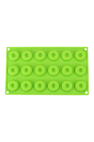 Choice قالب دونات سيليكون أخضر قالب خبز قالب خبز قالب معجنات DIY صينية خبز دو...