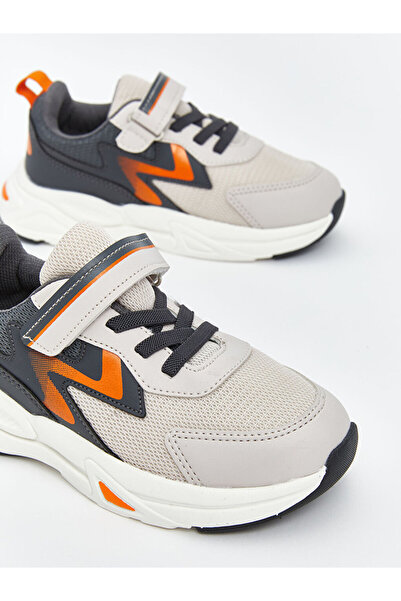 LC Waikiki Baby Boy Sneakers with Laces and Velcro