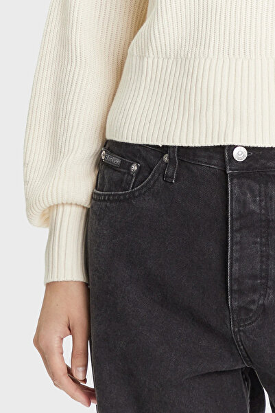 Calvin Klein % 100 Pamuk Loose Fit Balıkçı Yaka Logolu Kazak LV047D349G101 KAZAK LV047D349G 10