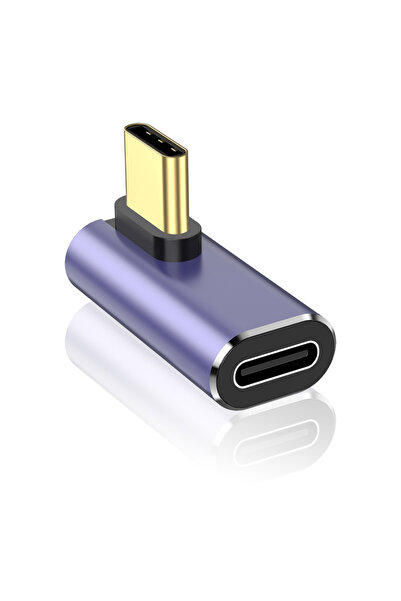 Choice Type 4 90 Degree Type C to Type C 4.0 Adapter 40 Gbps 100W 5A USB C to Type C Fast Charging Converte