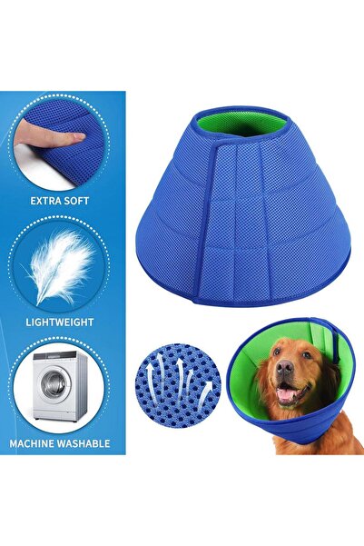 Choice طوق مخروطي للكلاب لحماية الجروح ومنع العض والخدش واللعق طوق للتعافي لل...