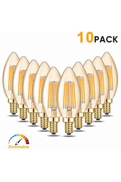 Choice 6w نعم 220V E14 2700K 10PCS 4W 6W C35 E14 220W مصباح LED أبيض دافئ على...