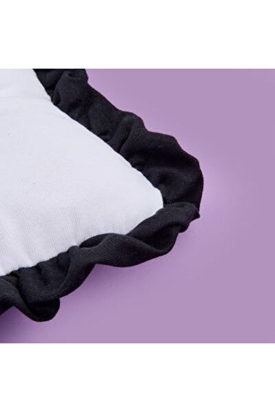 Evidea Soft Nora Chair Cushion - White / Black - 40X40 cm