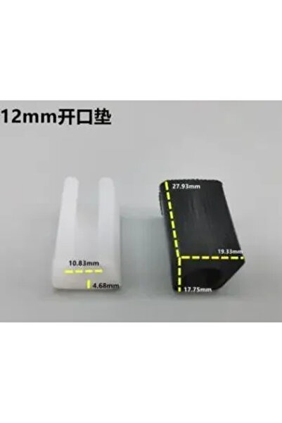 Choice black 12mm 16Pcs Plastic Chair Legs Caps Knitted Furniture Feet Floor Protectors Anti-slip Pads Sile