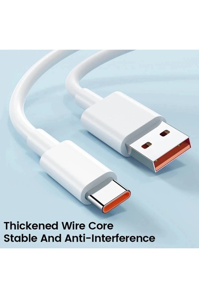 Choice كابل شحن سريع بطول 1 متر، شحن سريع لجهد 100-240 فولت، كابل شحن USB بتص...