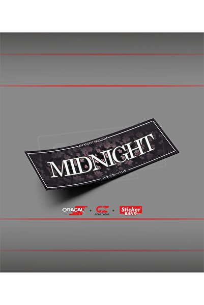 Sticker Bank ملصق سيارة من StickerBank، ملصق ضربة منتصف الليل