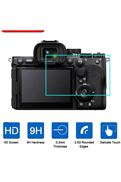 Choice1 قطعتان من الزجاج المقوى لكاميرات ألفا A7RV A7R5 A7IV A7M4 A7M3 A7M2 A7II A7III A7R2 RX100 ZV1 M6