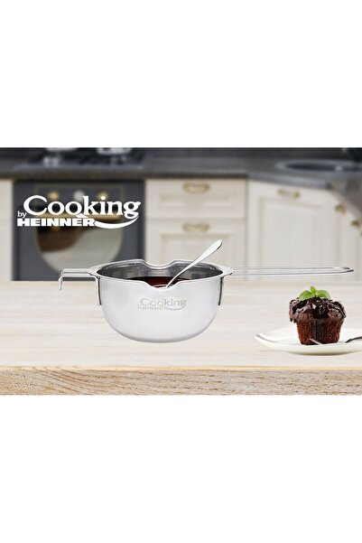 Heinner Cooking by Heinner chocolate melting pot, stainless steel, 400 ml, Silver