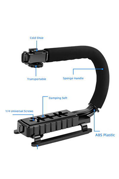 Choice حامل تثبيت الكاميرا الوحيد على شكل حرف C محمول باليد SLR محمول DV مقبض...