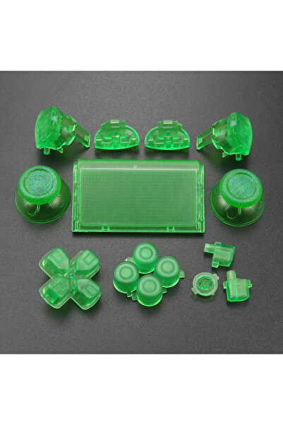 Choice Clear Green YuXi JDM JDS 040 050 055 لـ PS4 Pro Slim Controller Thumbs...