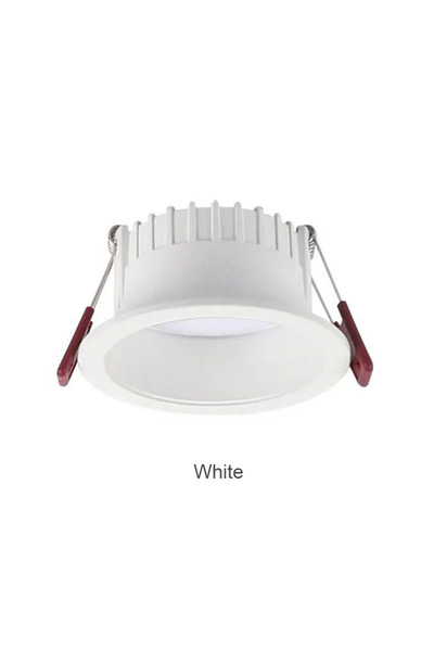 Choice Wram أبيض 3000K 7w أبيض قابل للتعتيم LED مضاد للوهج مصباح سقف موجه لأس...