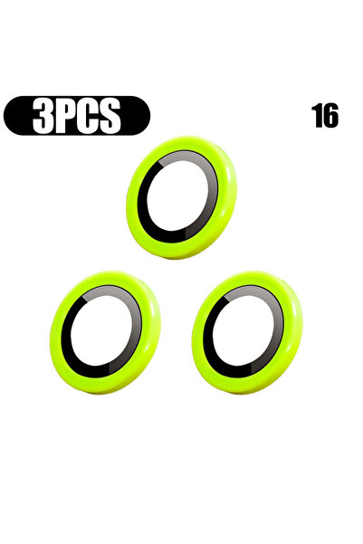 Choice 16 ProMax(3pcs Green 2-3Pcs Camera Protector Lens Film For IPhone 16 Pro Max Night Light Colorful Le