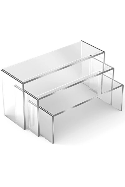 Choice 3Pcs 3/6Pcs Acrylic Display Stand Multifunctional Transparently Mini Model Storage Rack for Perfume