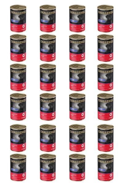 Challenge Pate Sığır Etli Yetişkin Köpek Konservesi 400 gr x 24 adet