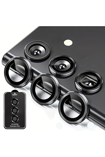 Choice For Samsung A56 black 1PCS Lens Ring Protector Cover for Samsung Galax A56 A36 A26 A16 A06 A55 A35 A